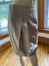 Load image into Gallery viewer, Pauw Amsterdam Sculptural Pleat Beige Khaki Tan Skirt, size XS (US 0)
