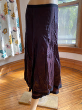 Load image into Gallery viewer, Neesh by DAR Glossy Purple-Tinged Blue Long Skirt, size S
