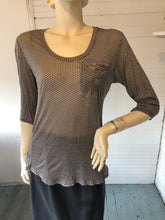 Load image into Gallery viewer, Undercover URCR by Takahashi &quot;Less Is Better&quot; Gray Micro Dot Knit Top, size S/M
