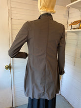 Load image into Gallery viewer, Sarah Pacini Green-Tinged Gray Long Jacket, size XS/S
