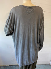 Load image into Gallery viewer, Rundholz Dip Grey Metallic Knit Cotton Top, size L
