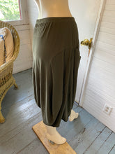 Load image into Gallery viewer, Rundholz Black Label Olive Green Long Skirt, size XS
